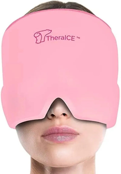 Migraine Relief Hat headache hat Gel Hot Cold Therapy lce Cap For Relieve Pain lce Hat Eye Mask Stress Pressure Pain Relief Migraine Relief Hat headache hat Gel Hot Cold Therapy