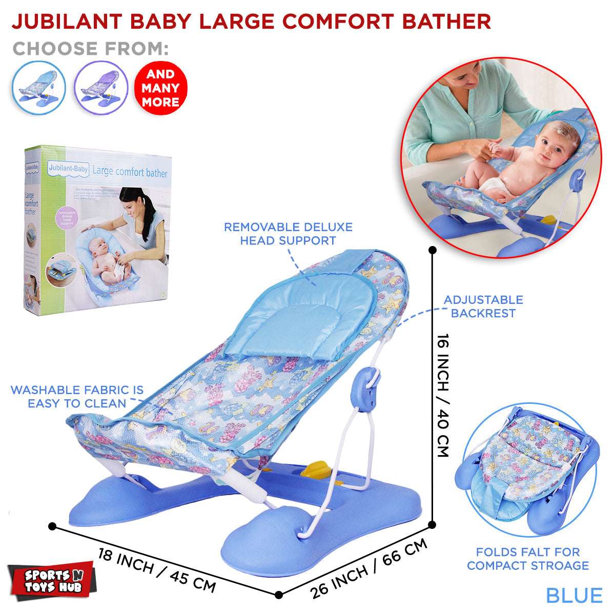 MamaLove Baby Bather-Purple