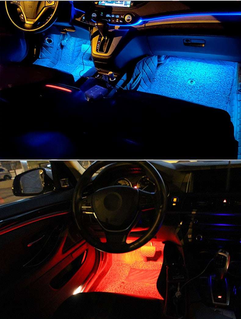 Car Atmosphere rgb Light - 4 pcs