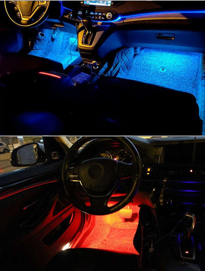 Car Atmosphere rgb Light - 4 pcs