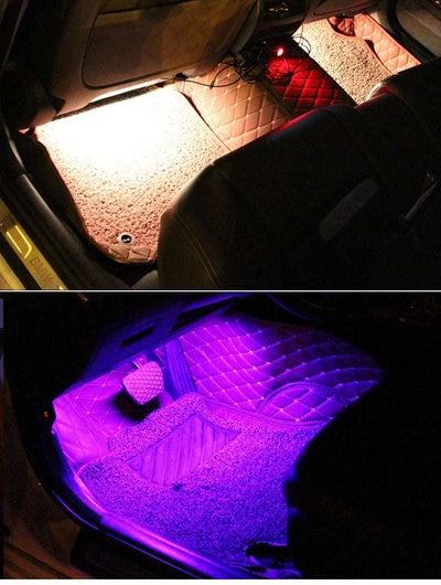 Car Atmosphere rgb Light - 4 pcs