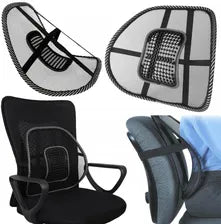 Back Support Chair Massage Mesh Cushion